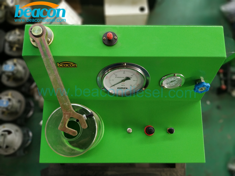 Beacon Machine Diesel CR Inyector Tester PQ400 Equipo de prueba de boquilla de resorte doble