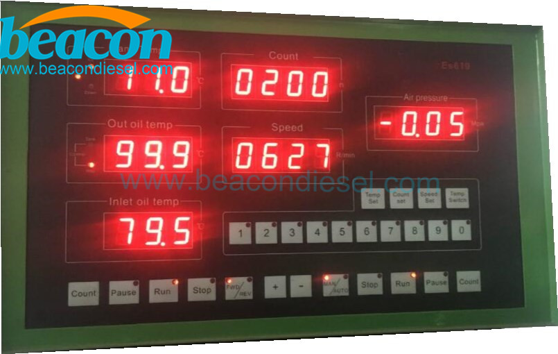 Controladores digitales del equipo de prueba de la bomba de inyección de combustible diesel mecánico ES619 eléctrico automático