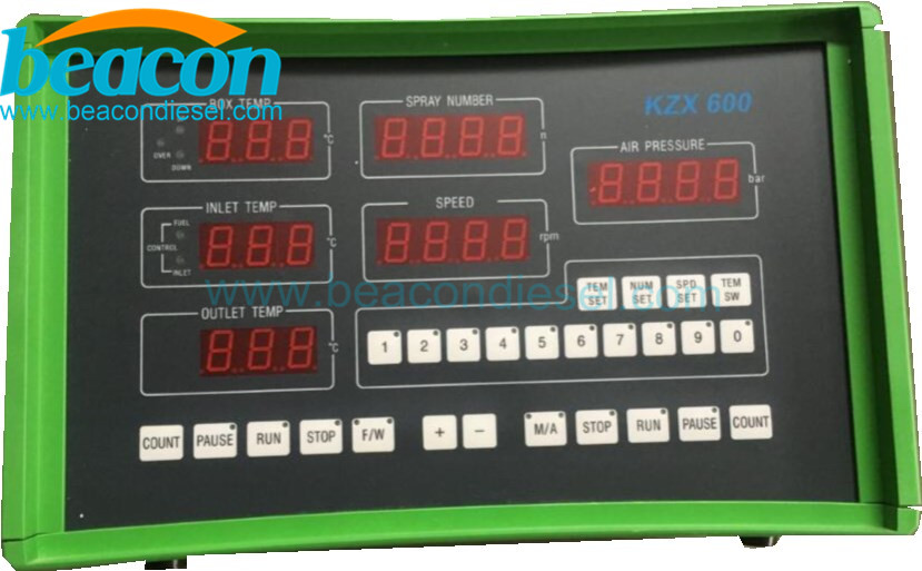 Auto eléctrico KZX-600 mecánico diesel bomba de inyección de combustible equipo de prueba controladores digitales