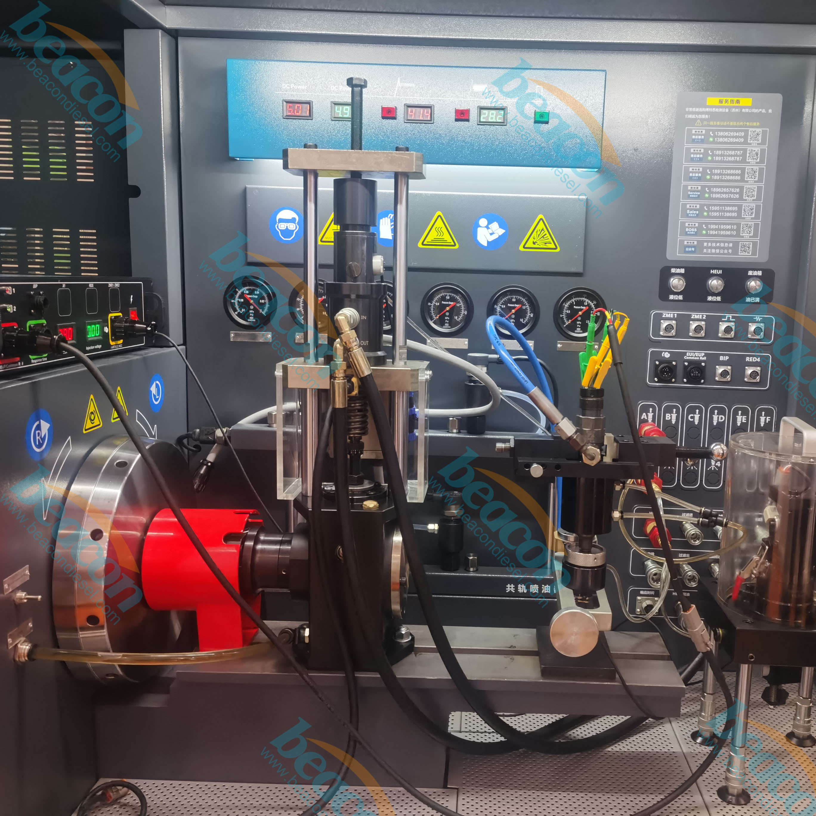 Herramientas de diagnóstico Banco de prueba de bomba de inyección de combustible diesel de ferrocarril con codificación HEUI EUI EUP VP37 VP44 RED4 CR918-S CR918