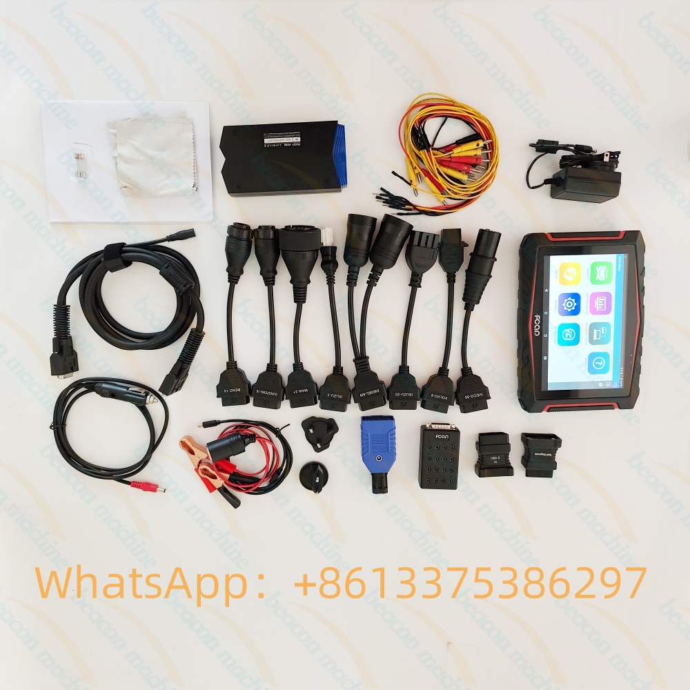 Fcar F508D HD Truck TabPro F508 D8 Escáner para vehículos diésel, herramienta de diagnóstico para camiones