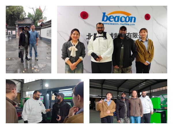 Los clientes saudíes realizaron una visita y dieron el visto bueno a la máquina baliza.