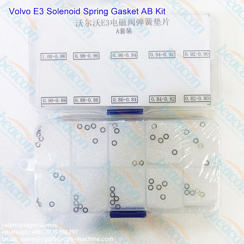 Espaciador de resorte de válvula solenoide Volvo E3 A
