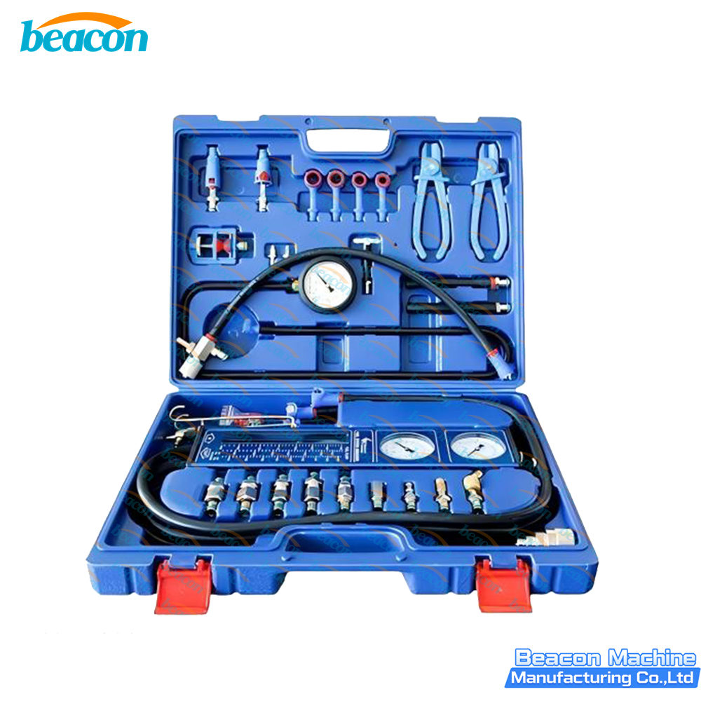Kit de herramientas para vehículos: Probador integral del sistema de combustible con medidor de presión y flujo