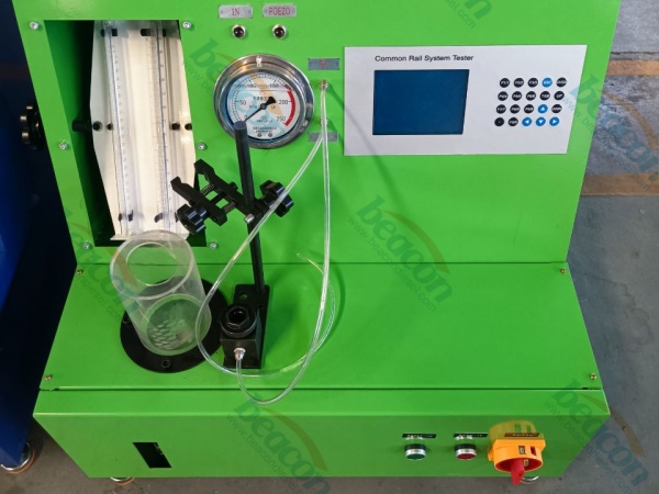 Máquina Banco de prueba de inyector diesel de riel común EPS100S terminado y comienza a enviar