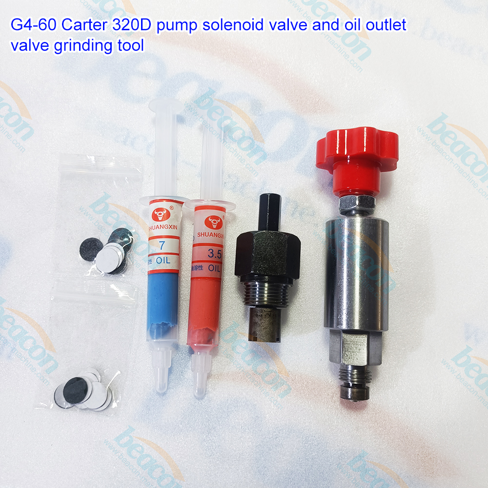 Kit de herramientas de rectificado para la válvula solenoide de la bomba Cat 320D G4-60 y la válvula de salida de aceite