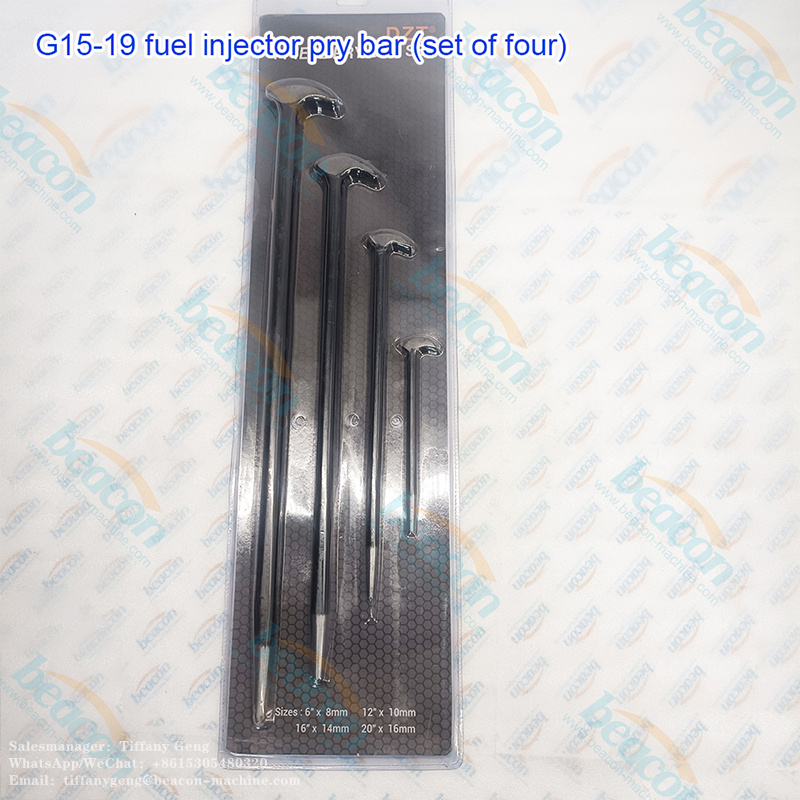 Juego de herramientas extractoras para inyectores common rail diésel G15-19 (para coches y camiones, 4 unidades).