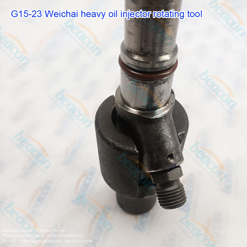 Herramienta rotativa para inyectores eléctricos de riel común externo Weichai G15-23