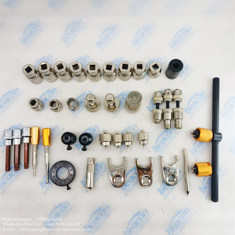 Herramienta de desmontaje de inyectores Common Rail de combustible G15-1 (38 piezas) para Bosh Denso, reparación y extracción de todo tipo de inyectores.