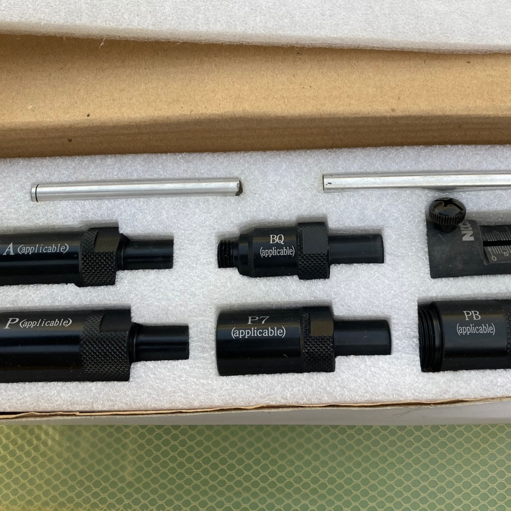 Regla de medición de desplazamiento de la barra dentada J03