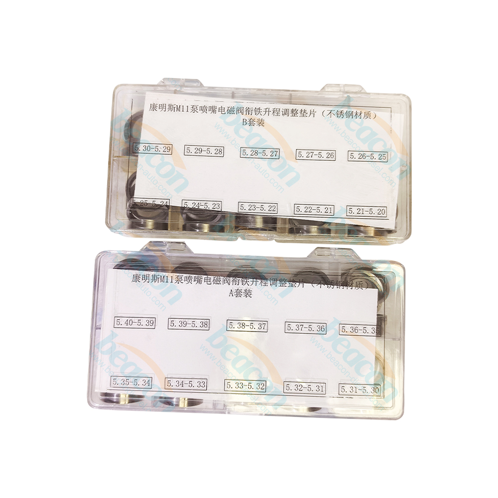 Kit de espaciador de ajuste y juntas de ajuste para inyectores Cummins