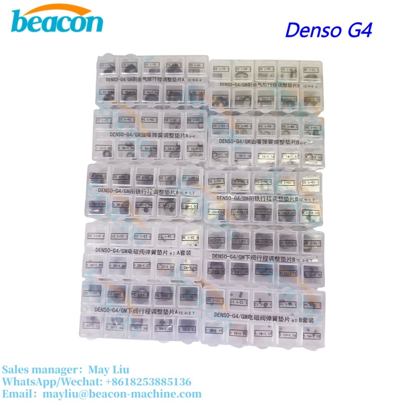 Juntas de ajuste de elevación del inducido para inyectores Denso