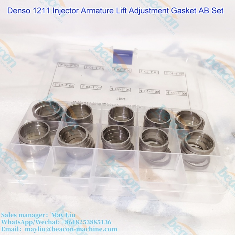 Juntas de ajuste de elevación del inducido para inyectores Denso