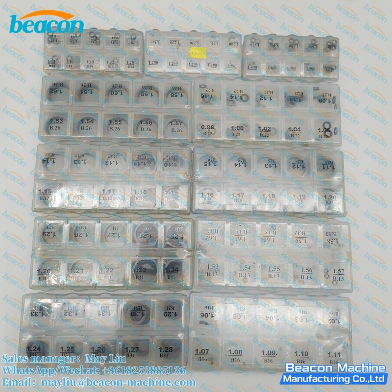 Kit completo de laminillas de ajuste del caudal del inyector de combustible