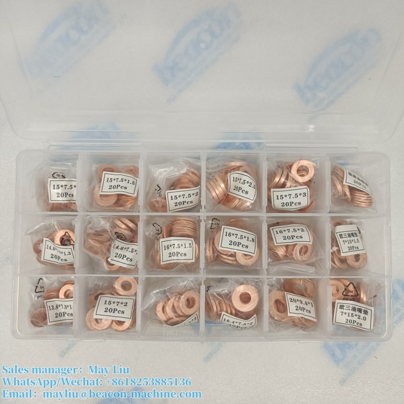 Kit de espaciador de ajuste de laminillas para inyectores Bosch