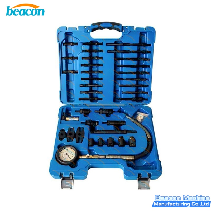 Medidor de presión de cilindros de motocicleta automotriz, herramienta de prueba de compresión de motor de alta precisión