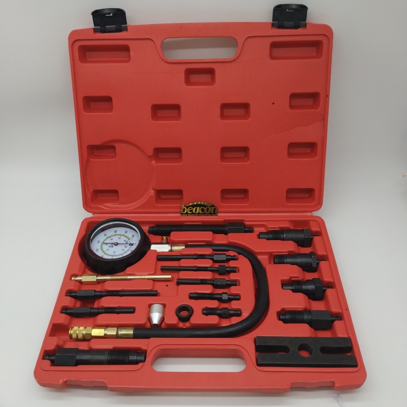 Medidor de presión de cilindros de motocicleta automotriz, herramienta de prueba de compresión de motor de alta precisión