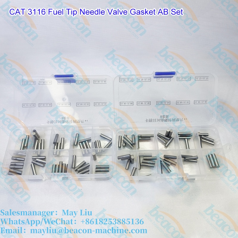 Junta y arandela para válvula de inyector de combustible CAT 3116 y CAT 3126