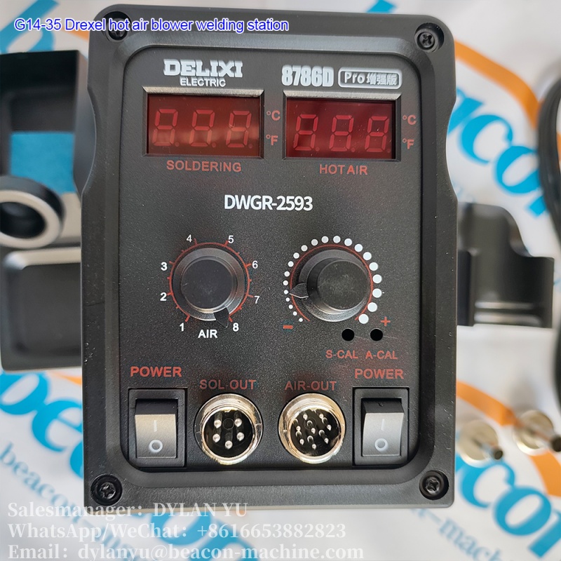 Estación de retrabajo de aire caliente Delixi G14-35