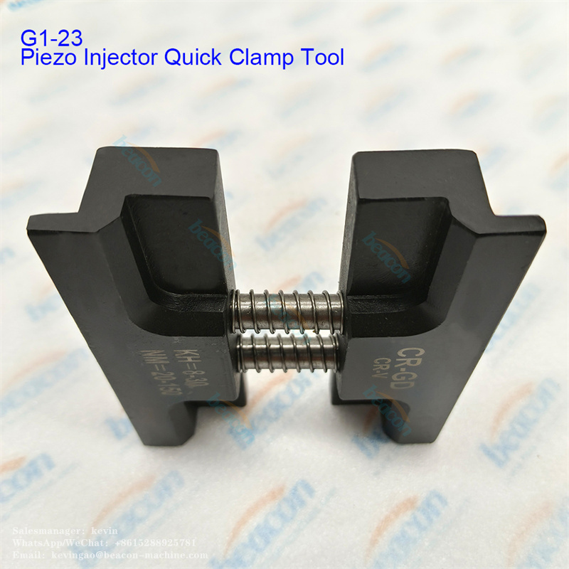 Herramienta para inyectores Common Rail de Beacon Machine modelo G1-23 herramienta de sujeción rápida para inyectores piezoeléctricos