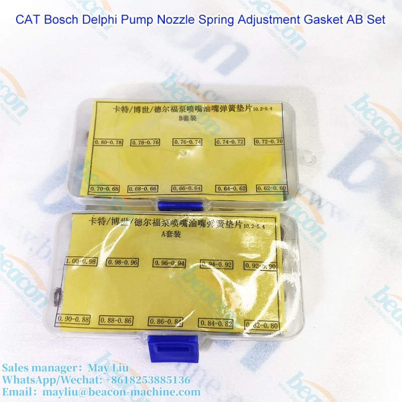 Calces de ajuste para inyectores CAT 320