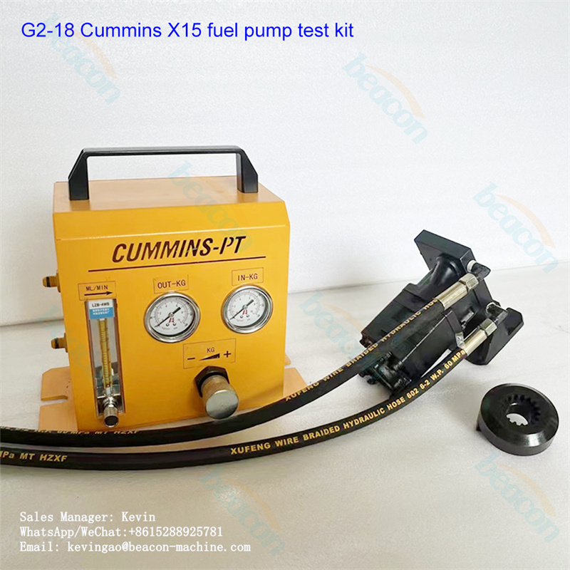 Kit de prueba de bomba de combustible Cummins X15 bomba mecánica injertada banco de pruebas Common Rail