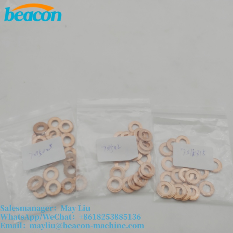 Junta de cobre para inyector de combustible