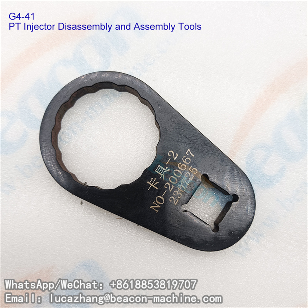 Herramientas de desmontaje y montaje del inyector G4-41 PT para la extracción de inyectores Cummins.