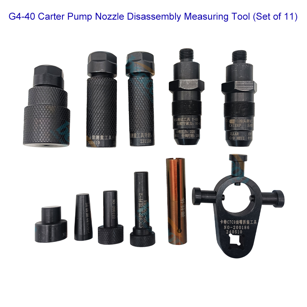 G4-40 Kit de herramientas de 10 piezas para la extracción e instalación de inyectores Caterpillar C7 C9