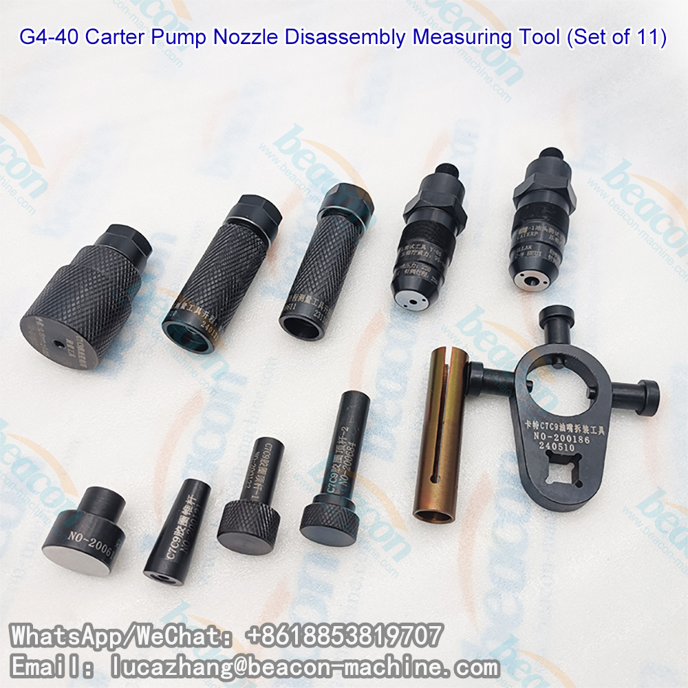 G4-40 Kit de herramientas de 10 piezas para la extracción e instalación de inyectores Caterpillar C7 C9