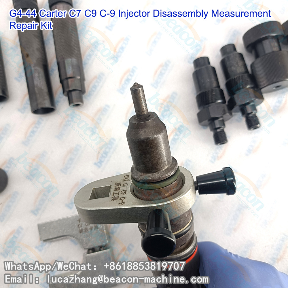 G4-44 Desmontaje, medición y reparación de inyectores Caterpillar C7 C9 C-9. Herramienta para la extracción de inyectores Cat C7.