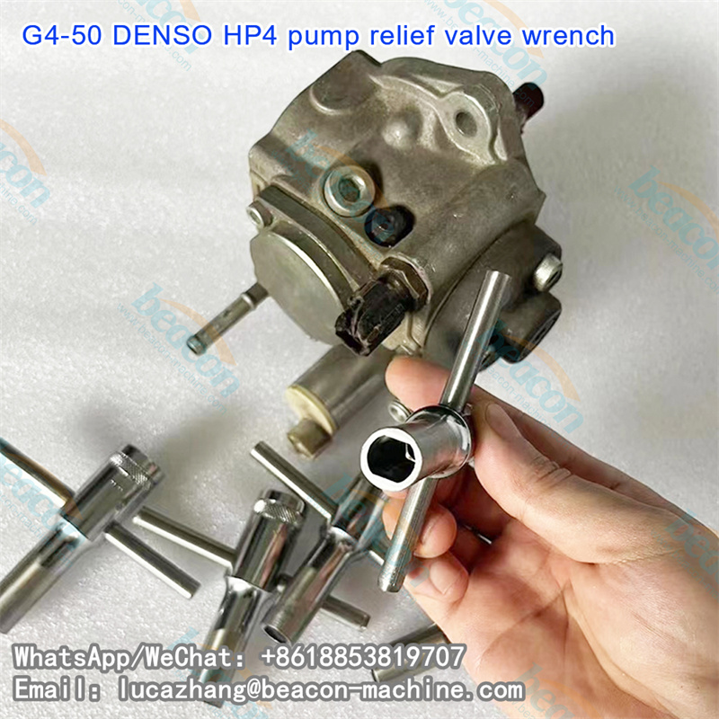 Llave para válvula de desbordamiento de la bomba eléctrica Beacon G4-50 HP4