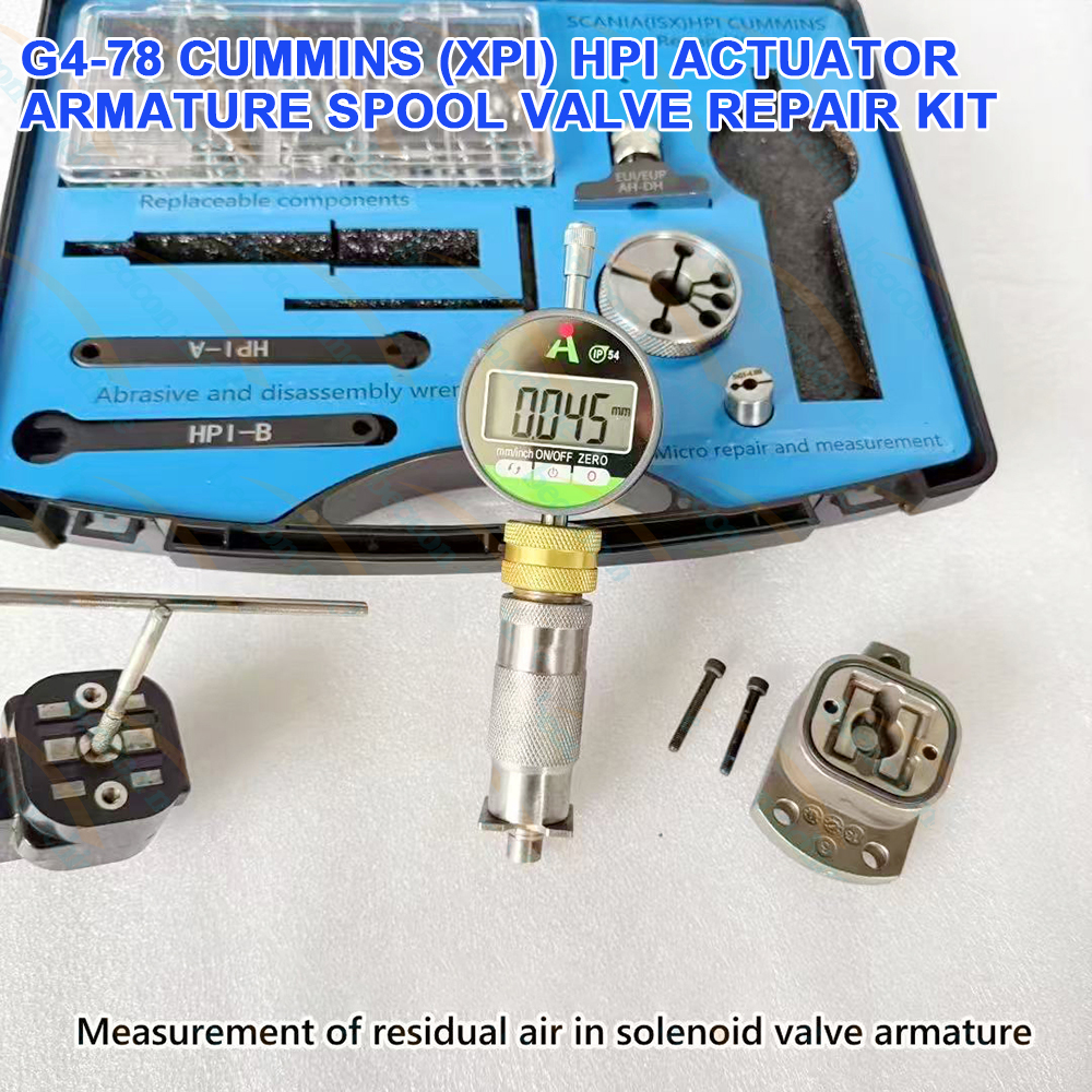 Herramientas de reparación para el núcleo de la válvula del inducido del actuador G4-78 Cummins XPI HPI