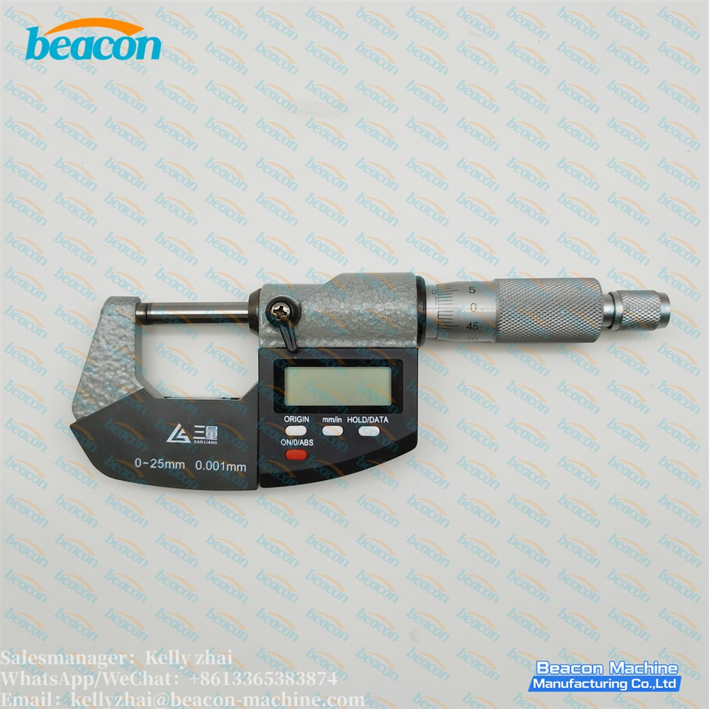 Micrómetro digital de tornillo G14-16 con escala de 0-25 mm