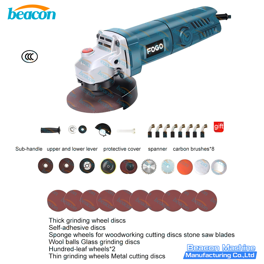 Kit de amoladora angular eléctrica multifunción