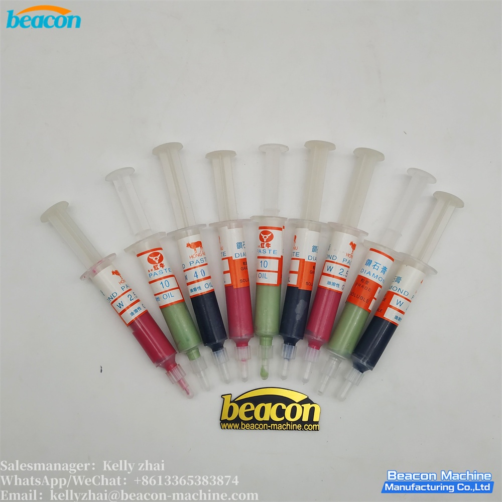 La pasta de pulido G14-8 se utiliza con una pulidora