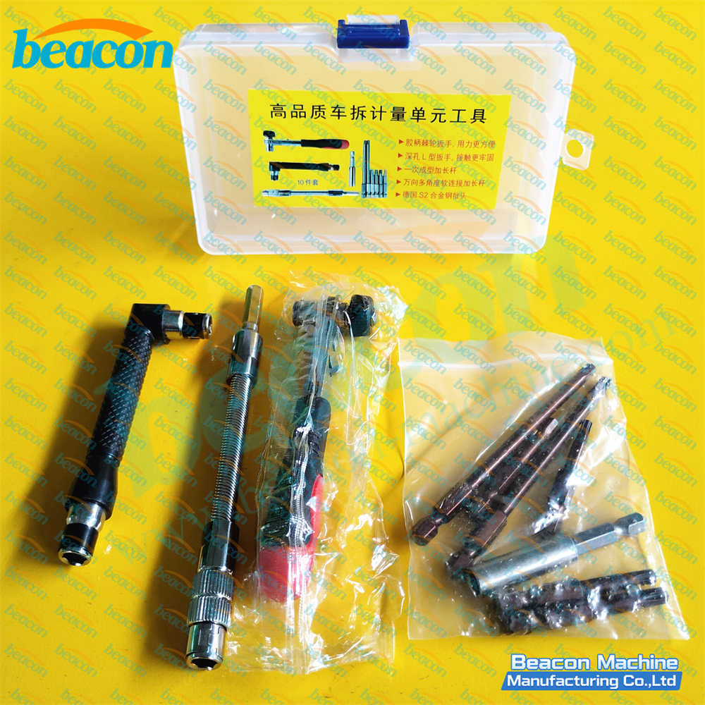 Kit de herramientas para desmontaje de la unidad dosificadora y reparación de la bomba de inyección Common Rail