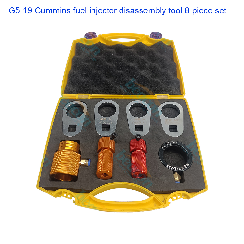 Juego de herramientas para desmontaje de inyectores de combustible Cummins