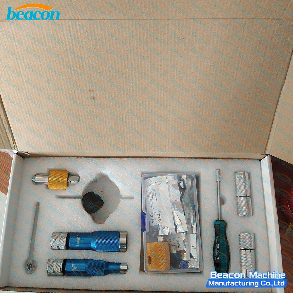 Juego de herramientas de prueba y juntas G6-29 Carter para inyectores de combustible BEACON.