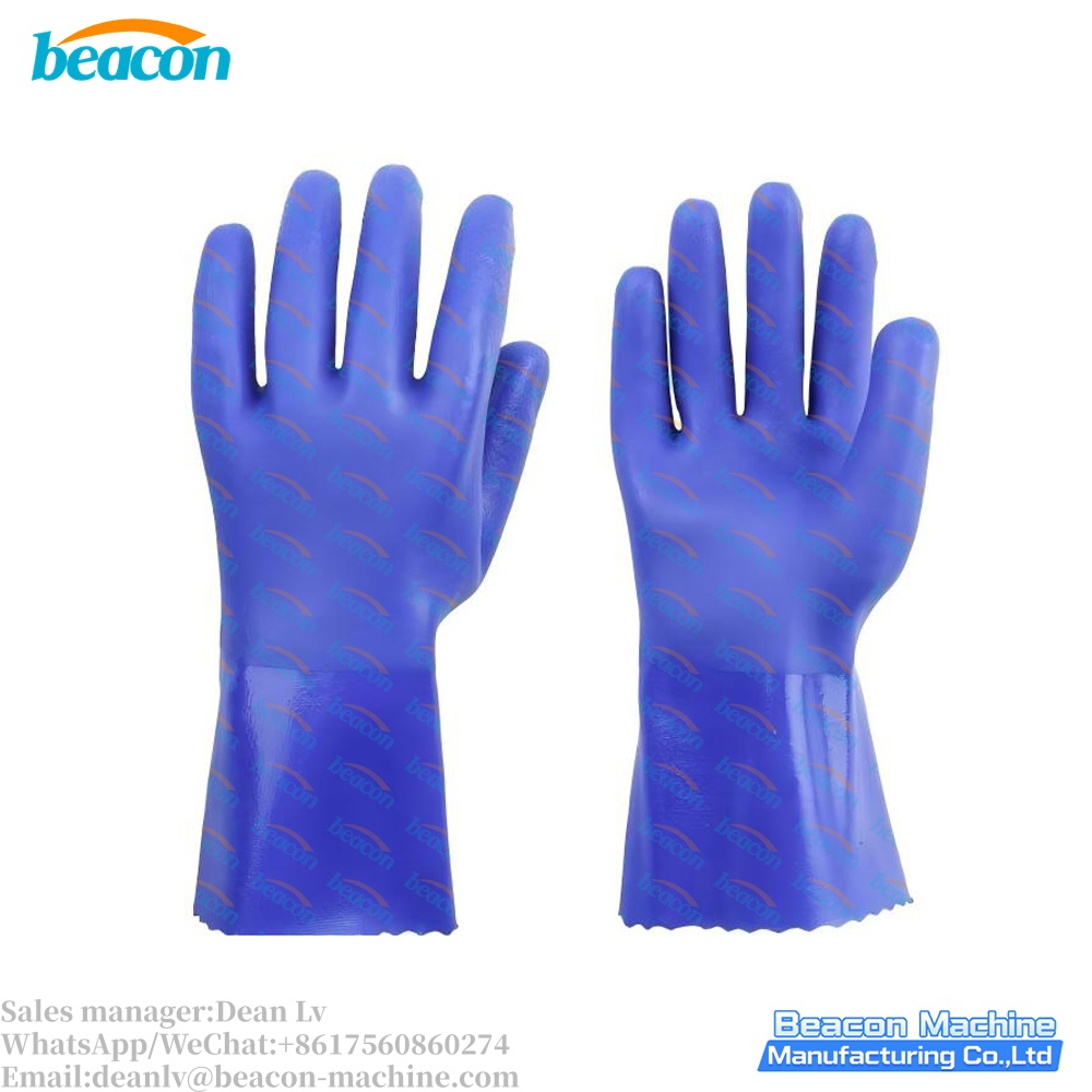 Guantes de trabajo recubiertos de PVC